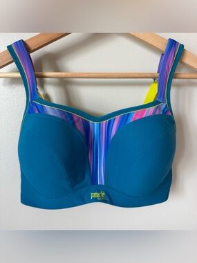 PANACHE SPORT Size 32F Underwire High Impact Sports Bra